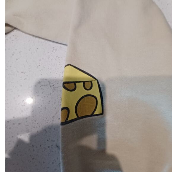 Tom and Jerry Double sided graphic hoodie Cream Size Small - Picture 4 of 8